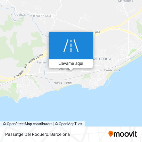 Mapa Passatge Del Roquero