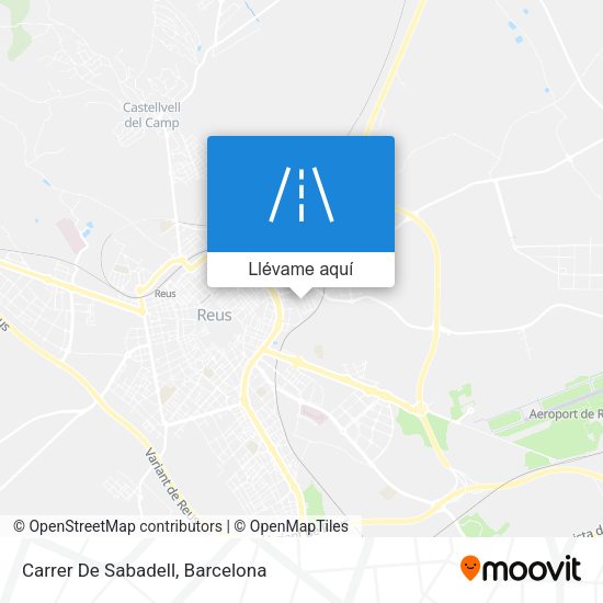 Mapa Carrer De Sabadell