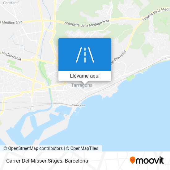 Mapa Carrer Del Misser Sitges