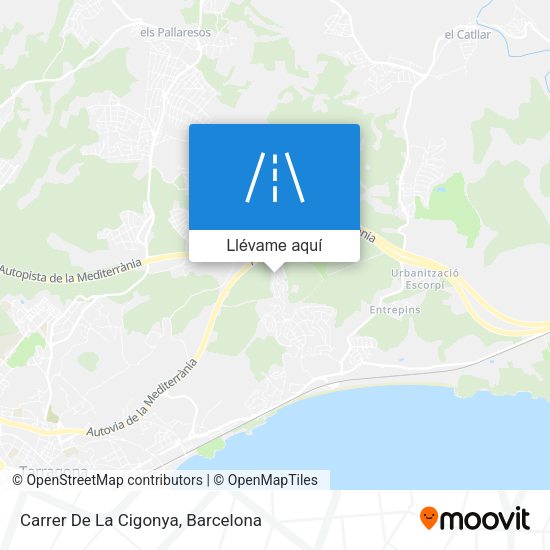 Mapa Carrer De La Cigonya