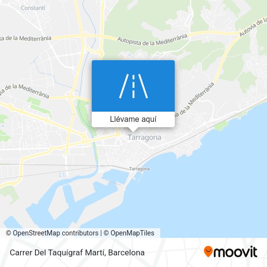 Mapa Carrer Del Taquígraf Martí