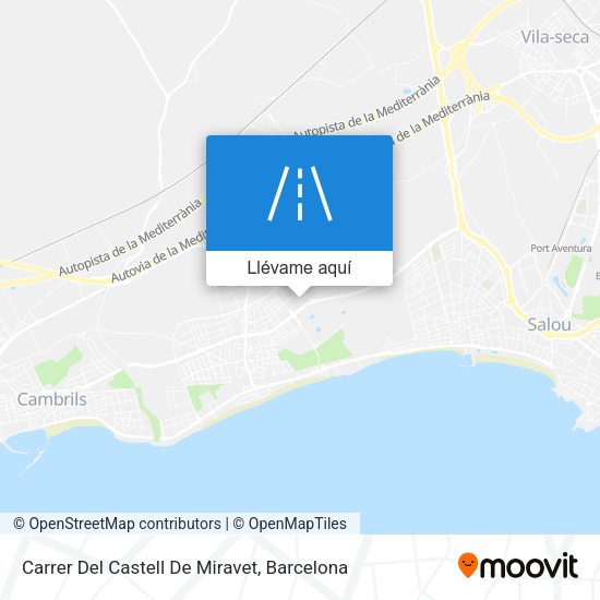 Mapa Carrer Del Castell De Miravet