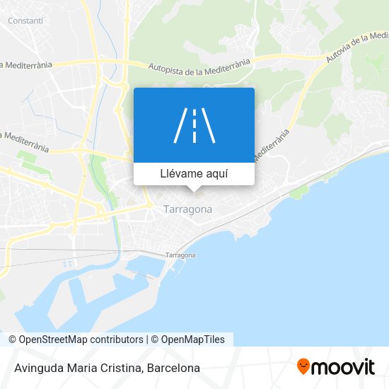 Mapa Avinguda Maria Cristina
