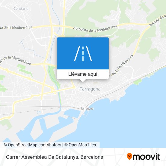 Mapa Carrer Assemblea De Catalunya