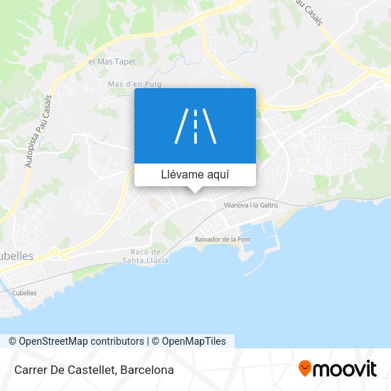 Mapa Carrer De Castellet
