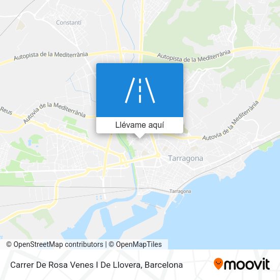 Mapa Carrer De Rosa Venes I De Llovera