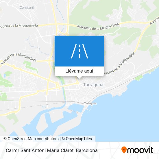 Mapa Carrer Sant Antoni Maria Claret