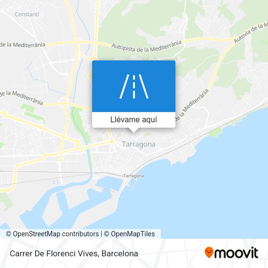Mapa Carrer De Florenci Vives