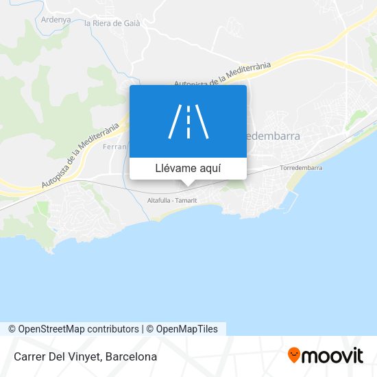 Mapa Carrer Del Vinyet