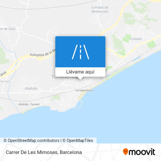 Mapa Carrer De Les Mimoses