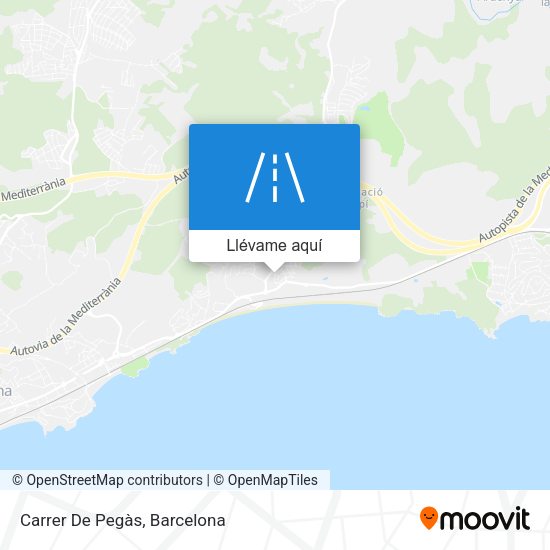 Mapa Carrer De Pegàs