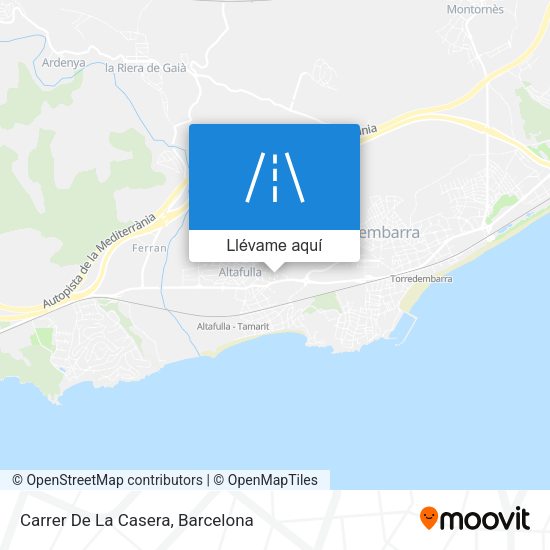 Mapa Carrer De La Casera