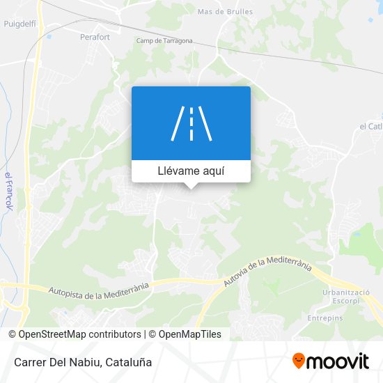 Mapa Carrer Del Nabiu