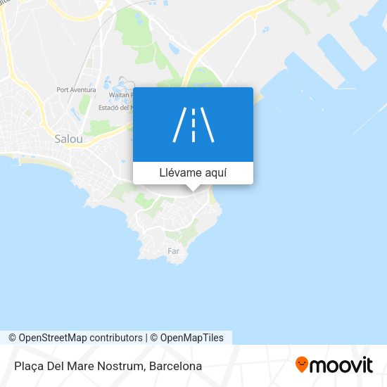 Mapa Plaça Del Mare Nostrum