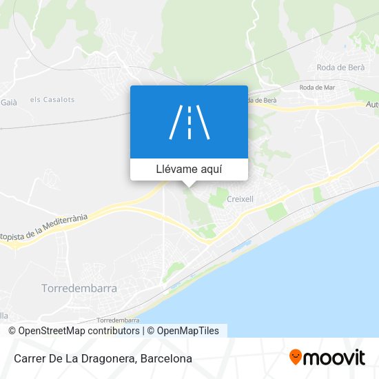 Mapa Carrer De La Dragonera