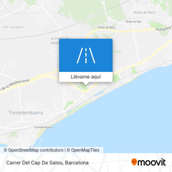 Mapa Carrer Del Cap De Salou