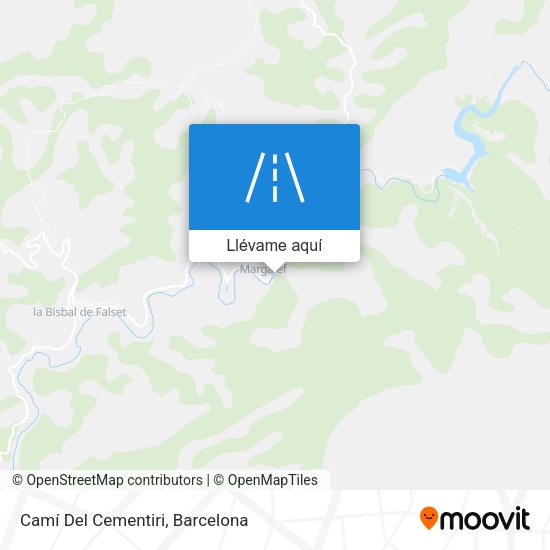 Mapa Camí Del Cementiri