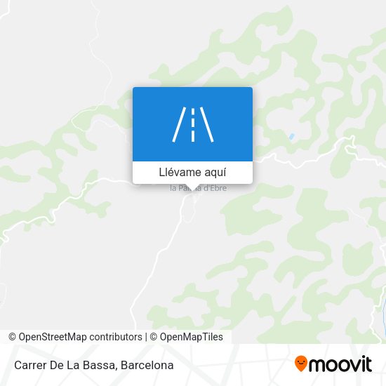 Mapa Carrer De La Bassa