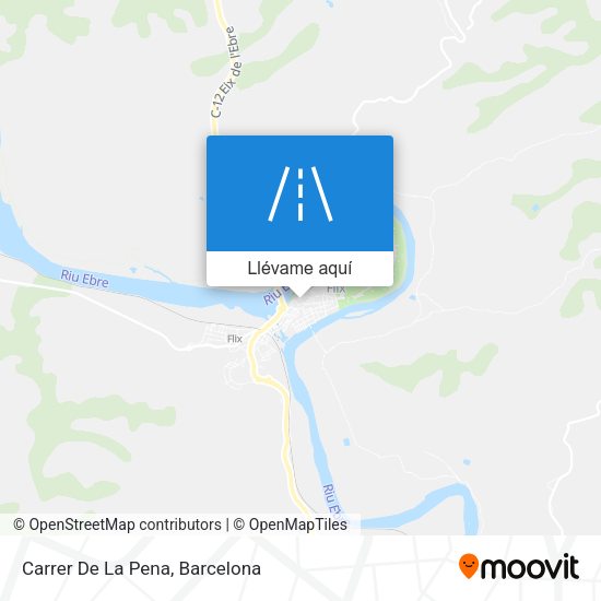 Mapa Carrer De La Pena