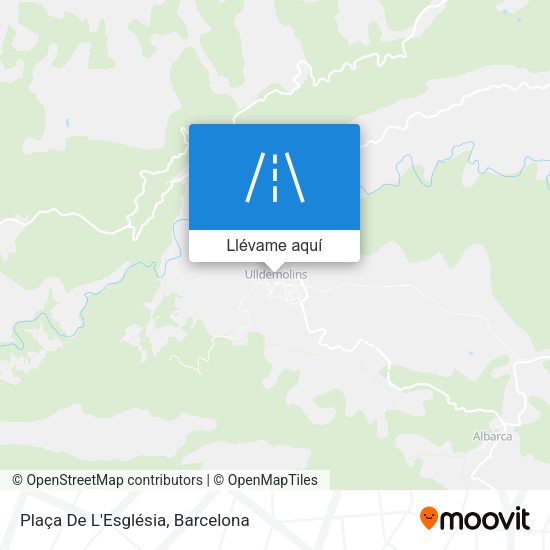 Mapa Plaça De L'Església