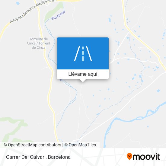 Mapa Carrer Del Calvari