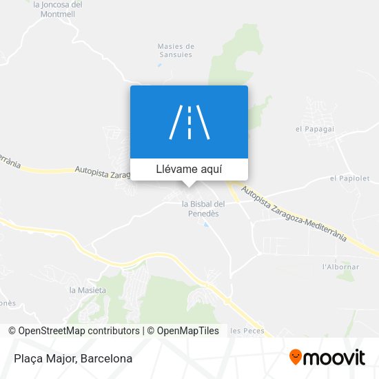 Mapa Plaça Major