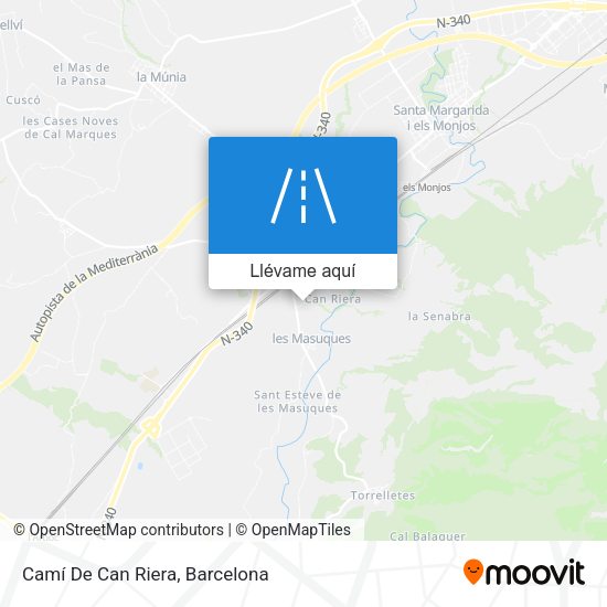 Mapa Camí De Can Riera