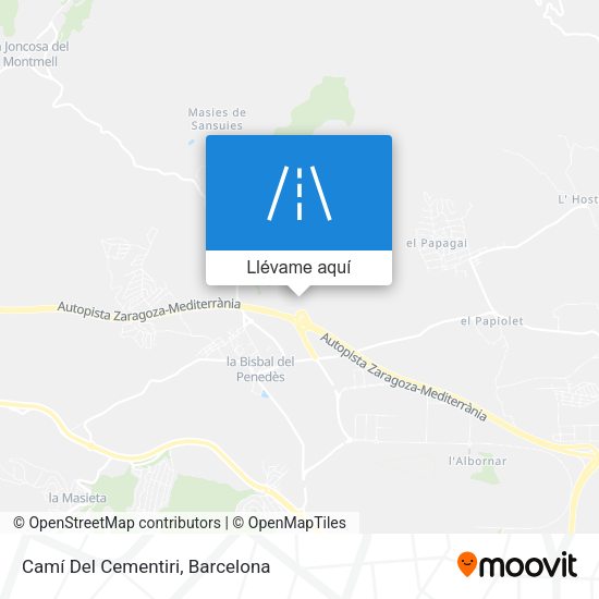 Mapa Camí Del Cementiri