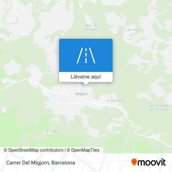 Mapa Carrer Del Migjorn