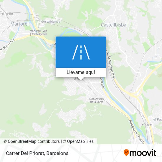 Mapa Carrer Del Priorat