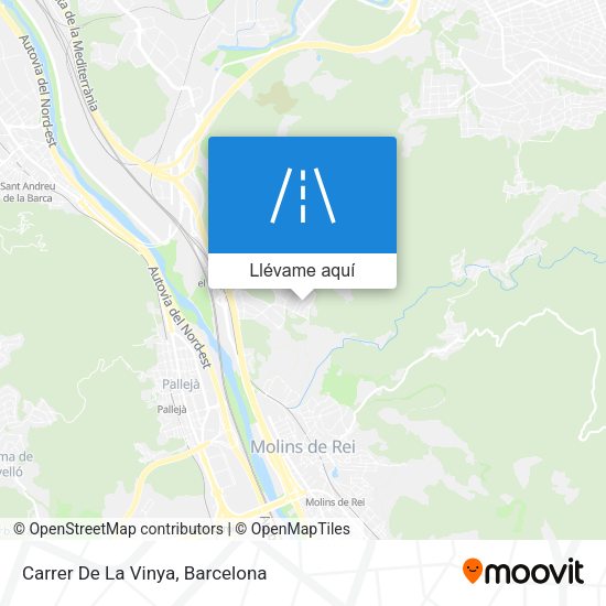 Mapa Carrer De La Vinya