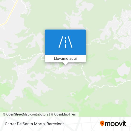 Mapa Carrer De Santa Marta