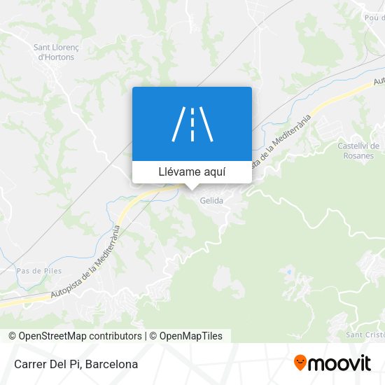 Mapa Carrer Del Pi