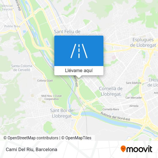 Mapa Camí Del Riu