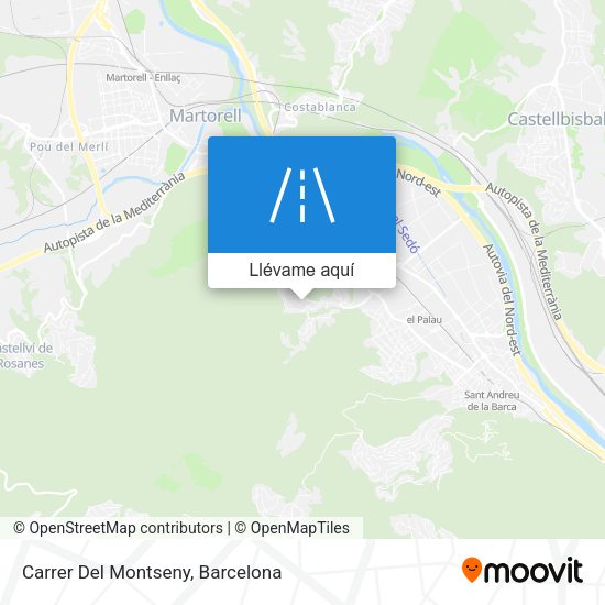 Mapa Carrer Del Montseny