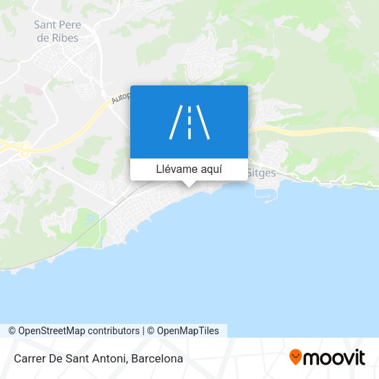 Mapa Carrer De Sant Antoni