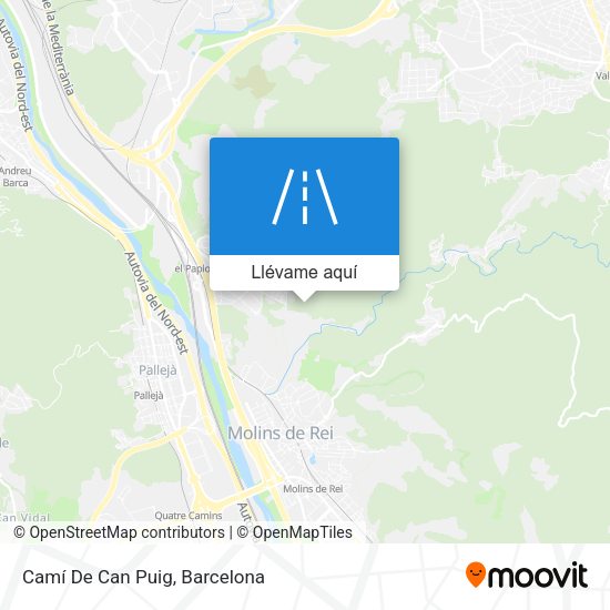 Mapa Camí De Can Puig