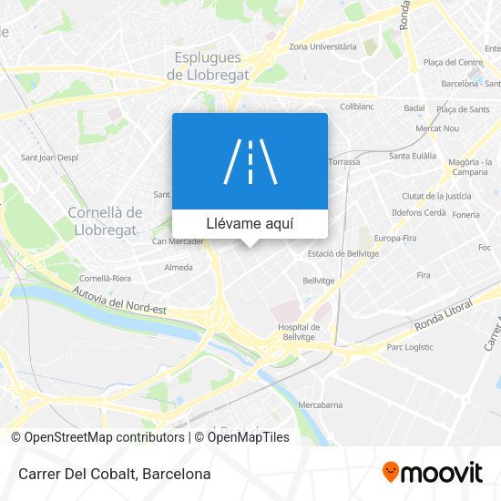 Mapa Carrer Del Cobalt