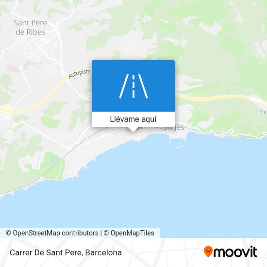 Mapa Carrer De Sant Pere