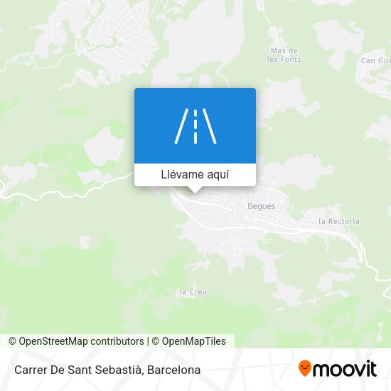 Mapa Carrer De Sant Sebastià