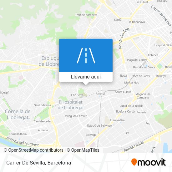 Mapa Carrer De Sevilla