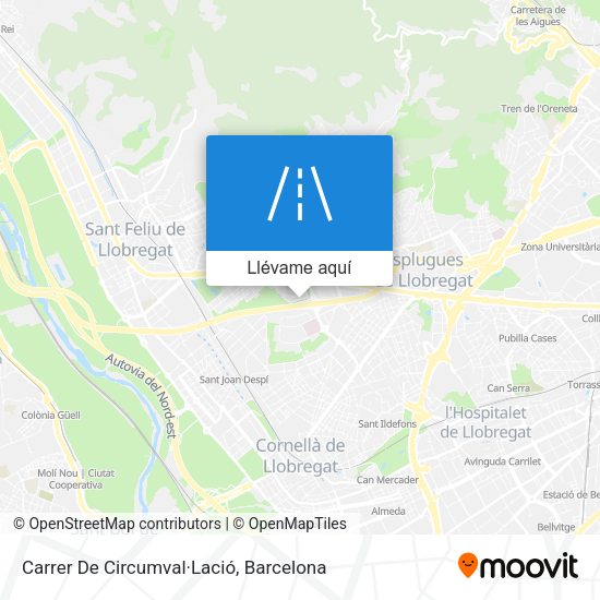 Mapa Carrer De Circumval·Lació
