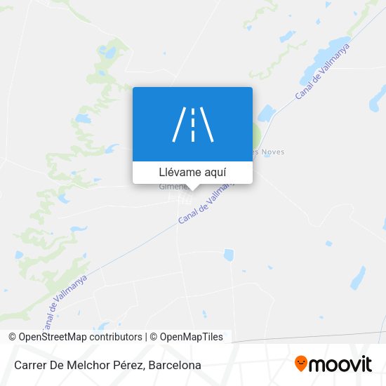 Mapa Carrer De Melchor Pérez