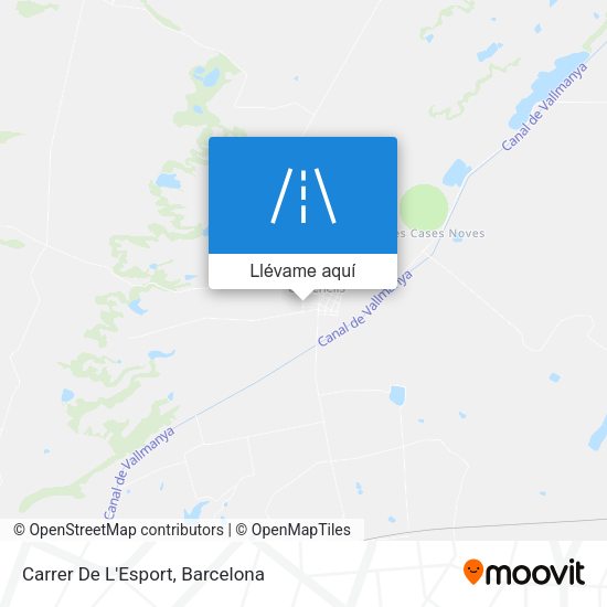 Mapa Carrer De L'Esport