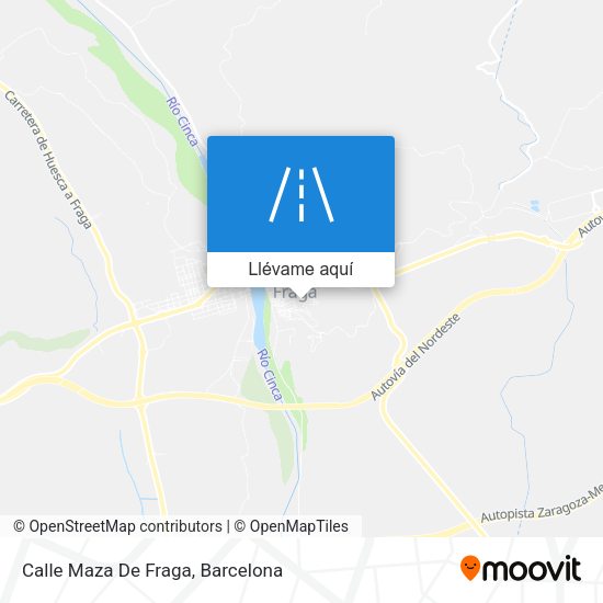 Mapa Calle Maza De Fraga