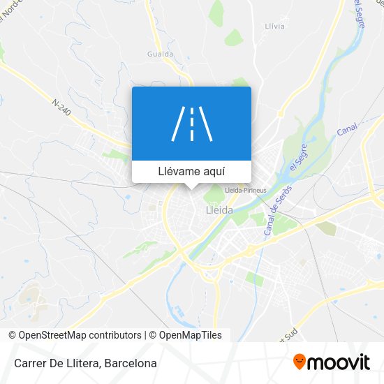 Mapa Carrer De Llitera
