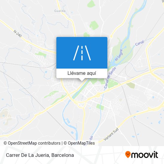 Mapa Carrer De La Jueria