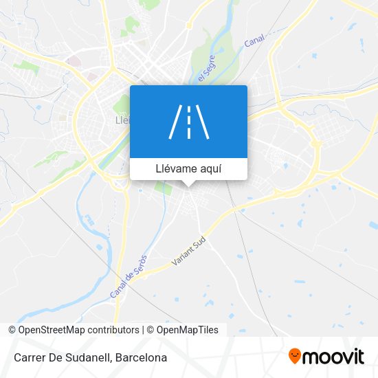 Mapa Carrer De Sudanell