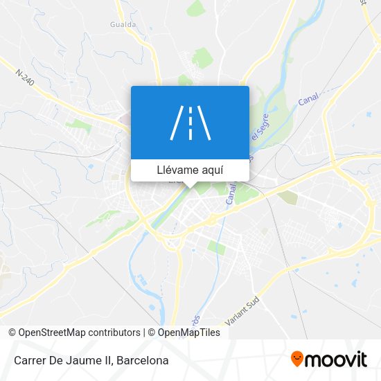 Mapa Carrer De Jaume II