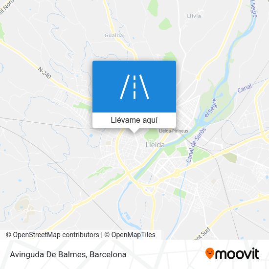 Mapa Avinguda De Balmes